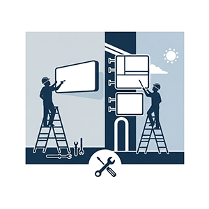 Professional signage installation service in Bangladesh for indoor and outdoor business signs